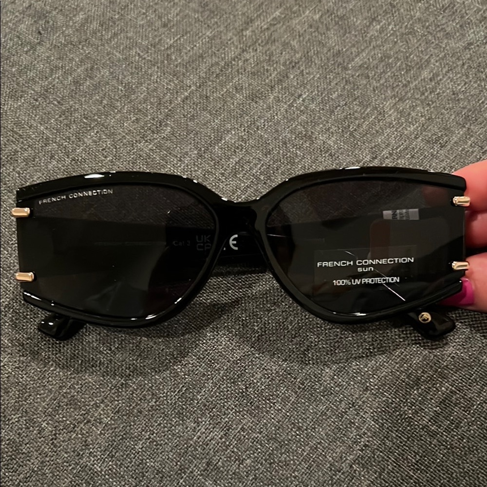 French Connection Black Sunglasses - 100% UV Protection